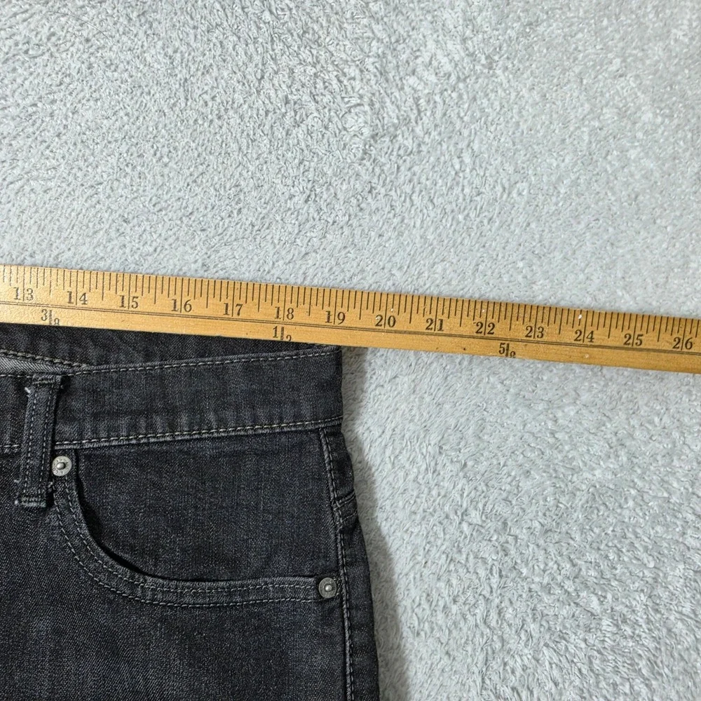 Levi Jeans Mens 36/32 Black 569 Loose Straight Stretch Denim Pants